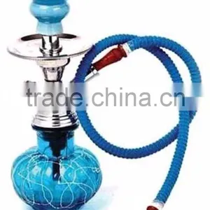 Glass Metal Coloured Antique Hookah for Sale thumbnail-1