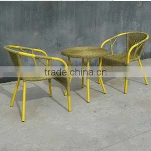 Garden Leisure Wicker Coffee Table Set T024 thumbnail-1