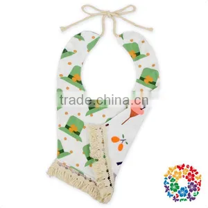 Wholesale Fancy Double Layers Baby Bibs With Tassels thumbnail-2