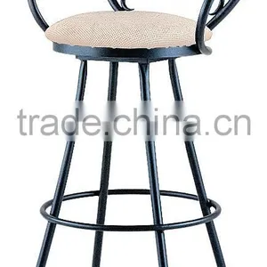 Wrought Iron Bar Chair thumbnail-1
