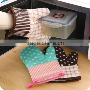 Heat Resistant Cotton Kitchen Microwave Oven Glove Wholesale Oven Mitts thumbnail-6