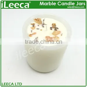 Gold Alloys Lips for Popular White Stone Candles Jars to Hold Candle thumbnail-5