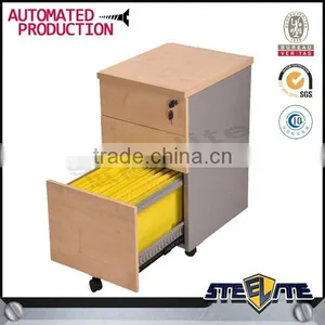 5 Wheels Metal Mobile Pedestal Professional Office Steel Filling Cabinet thumbnail-1