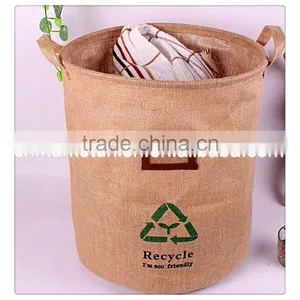 Zakka Waterproof Wholesale Manufacturer Green Jute and Include 3 Color Designs and Sizes 34*43 cm thumbnail-3