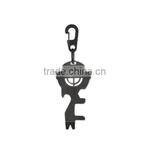 2016 China Cheap Creative Gift Keychain Hex Key Phone Holder Nail Puller Bottle Opener Key Ring thumbnail-1