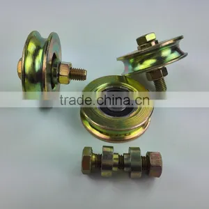 Gate Roller Diameter 58mm Thickness 17mm Bearing 6201RS Groove "U" With M10x45 Bolt 618R thumbnail-2