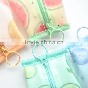 Eco-friendly Custom Printed Pencil Case Clear Pvc Pencil Pouch by Chiqun thumbnail-3