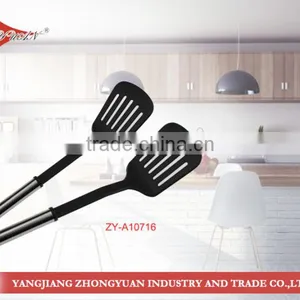 Home Utensils China Nylon Slotted Turner Kitchen Utensils With Steel Tube Handle thumbnail-1