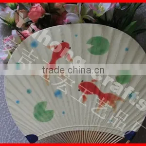 Promotional New Style Bamboo Paper Fan thumbnail-4