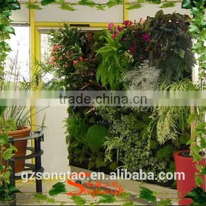 Hot Selling Artificial Plant Wall Artificial Green Wall Artificial Indoor Grass Wall for Decoration thumbnail-3