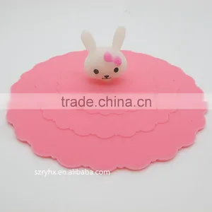 Hot Sale Food Grade White Silicone Cup Lid, Cheap Silicone Lid For Cups thumbnail-1