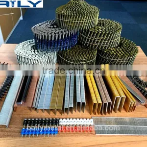 BAILY SUPPLY C17 C24 C30 C45 15GA 16GA High Quality Hog Ring Nails for Mattress Net Clip Gun thumbnail-6