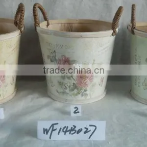 Whosle Sale Outdoor Wooden Flower Pot Planters thumbnail-3