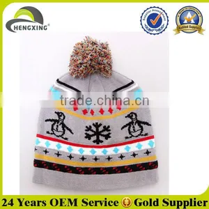 New Style Good Quality Custom Knit Pattern Cable Beanie thumbnail-1