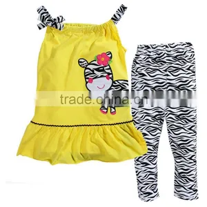 China Company Girls Boutique Clothing Summer 2016 Girl Clothes Set Lovely Children Clothing thumbnail-3