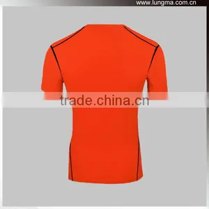 Free Sample Boy's Blank Short Sleeve Rash Guard Tee Compression Shirt For Water Sports Swim Surf Cycling Beach Running thumbnail-3