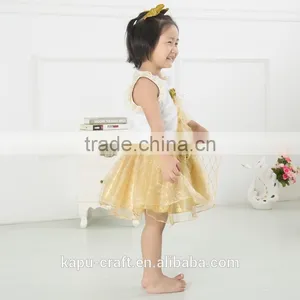 Garments Factory Christmas Newborn Baby Cotton Long Sleeve Fluffy Petti Tutu Dress Latest Boutique Dresses For Kids thumbnail-4