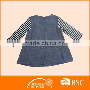 Children Wear Cotton Baby Denim Girl Dress thumbnail-2