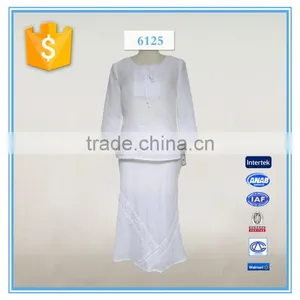 Ladies Fashinable 2 Pcs Skirt Embroidery Church Suit thumbnail-1