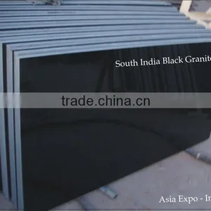 Absolute Black Granite Surface With Polished thumbnail-5