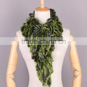 China Factory Warm Scarves Best-selling Scarf Shawl Fur Knit Scarf for Winter thumbnail-5