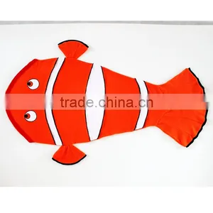 ShiJ 2016 New 10~12Y Arrivable Energetic Young Clownfish Nemo Children Fleece Blanket thumbnail-2