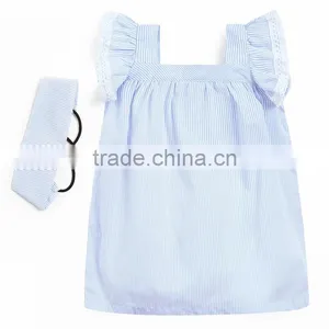 ShiJ Baby Dresses Set 0~3T Polka Dots Striped Cotton Toddler Girl Clothing thumbnail-3