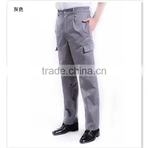 Juqian 2016 Factory Price New Mens Working Uniform Poly Cotton Cheap Cargo Uniform Work Pants With Side Pockets thumbnail-4