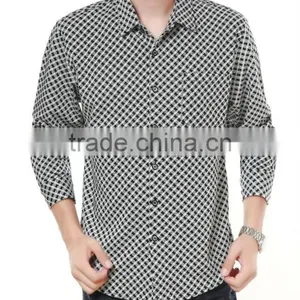 Fashion Design Printing Casual Shirts for Men thumbnail-1