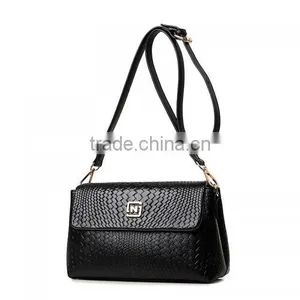 PU Leather Shoulder Bag Polyester Geometric 82660 Mini Shoulder Messenger Bag thumbnail-2