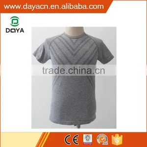 Men's Fashional Twill Sports Running T-shirt Seamless T-shirt thumbnail-3
