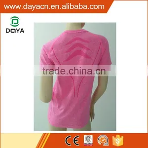 Women's Fashion Dri-fit T-shirt Seamless Jacquard T-shirt thumbnail-2
