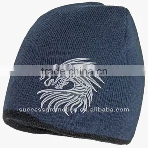 Printed Knitted Hat thumbnail-1