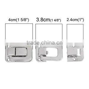 Silver Tone Toggle Catch Latch Suitcase Case Box Trunk Box thumbnail-3
