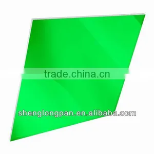 Green PMMA Mirror Plate thumbnail-1