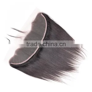 Black Rose Ear to Ear Lace Frontals With Baby Hair 13"*4" Silky Straight Virgin Brazilian Human Hair Lace Front Closure thumbnail-5