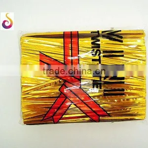Low Price Hot-sale Silver Metallic Gift/bags Twisted Ties thumbnail-5