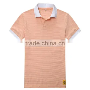 Comfortable Unisex Short Sleeve ESD T- Shirt of Low Triboelectric Voltage thumbnail-4