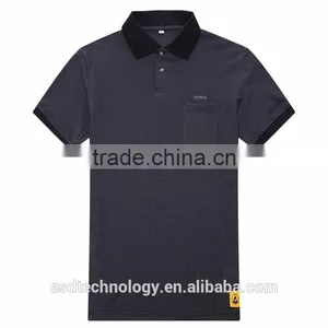 Breathable Low Triboelectric Voltage Wash-Resistant ESD Polo Shirt Workwear thumbnail-1