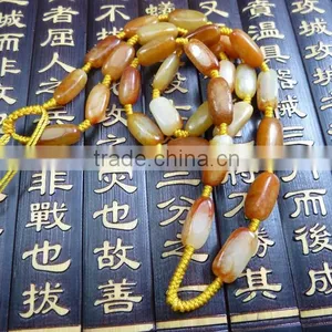 Jewels Jade Hetian Jade Necklace Hetian Jade Seed Makings Red-skinned Handmade Seed Makings Necklace Sings of Original Rock thumbnail-3