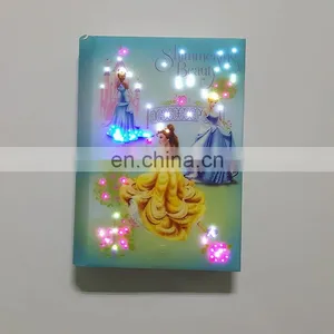 Custom Led Light Notebook / Journal / Diary Colouring Book With Lock thumbnail-2