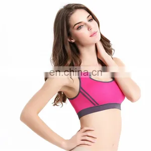 Cheap Wholesale Women Sexy Sport Wear Yoga Seamless Sports Bra thumbnail-2