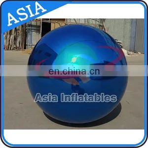 Hot Decoration Blue Inflatable Mirror Ball for Fashion Show, Exhibition, Product Promotion thumbnail-1