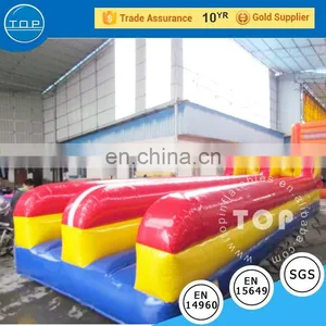 Commercial Giant Bounce House Interactive Bungee Run Adult Inflatable Obstacle Course for Sale thumbnail-5
