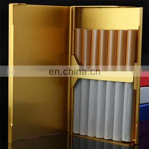 Wholesale Aluminum Cigarette Case Many Colors Plated Metal Craft Factory thumbnail-1