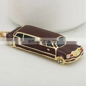 WHOLESALE FACTORY CTYSTAL CAR CHOCOLATE LIMO KEYCHAIN thumbnail-1