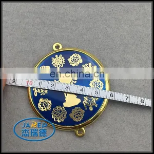 Soft Crystal Glue Aluminum Badge thumbnail-3