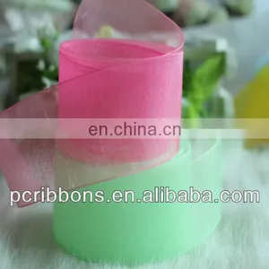 100% Pure Silk Organza Ruffled Ribbon thumbnail-5