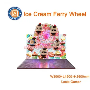 Zhongshan Amusement Park Equipment Kid Mini Ferry Wheel Playground Outdoor Equipment 5 Seat Ice Cream Ferry Wheel thumbnail-1