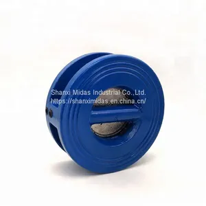 PN16 Ductile Cast Iron di Wafer Type Butterfly Check Valve thumbnail-2